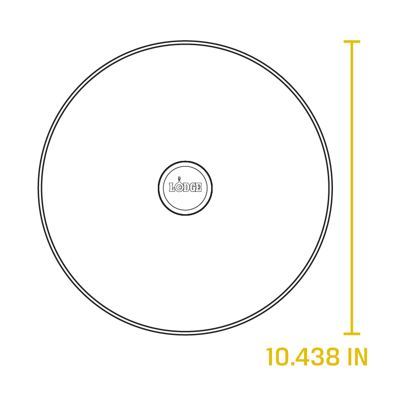 10.25 Inch Glass Lid