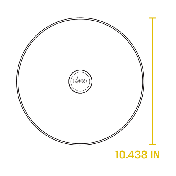10.25 Inch Glass Lid