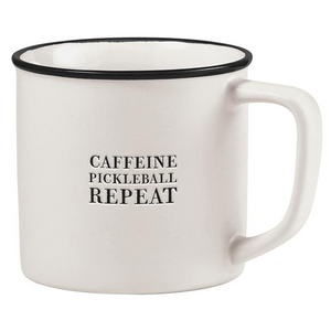 Coffee Mug - Caffeine Pickleball Repeat