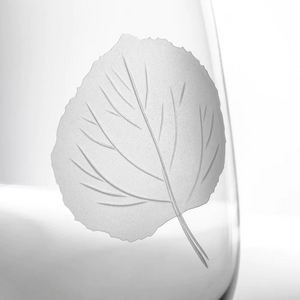 Aspen Leaf Stemless Wine Glass 17oz