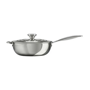 Le Creuset, Stainless Steel, 3.5qt., Saucier Pan