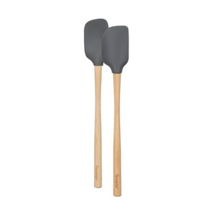 Flex-Core Spat Spoon Wood Handle Charcoal