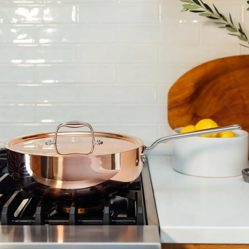 Copper Saucier 5.2 Qt