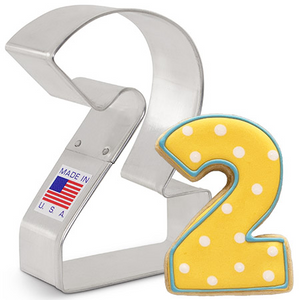 Number 2 Cookie Cutter