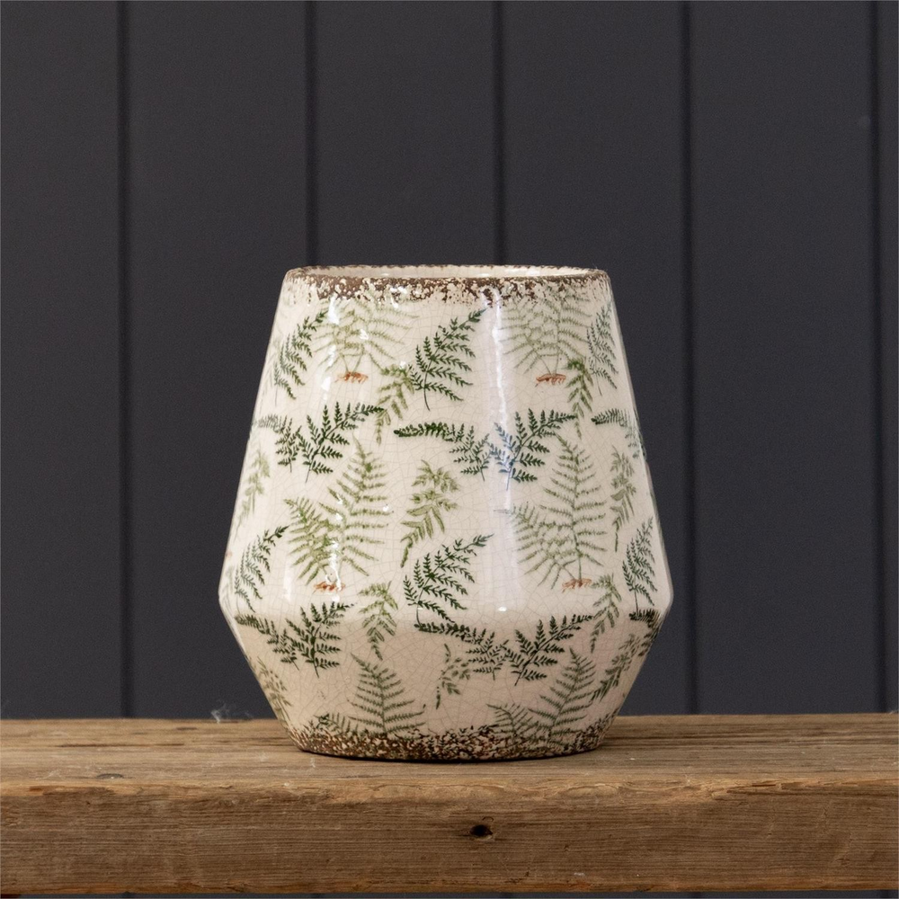 Pottery - Fern, Lg