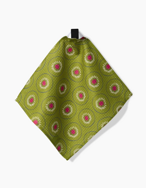 Tropical Fruit Dishcloth Set of 3 Geometry