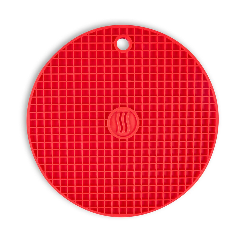 Silicone Hotpad/Trivet 7" - Red