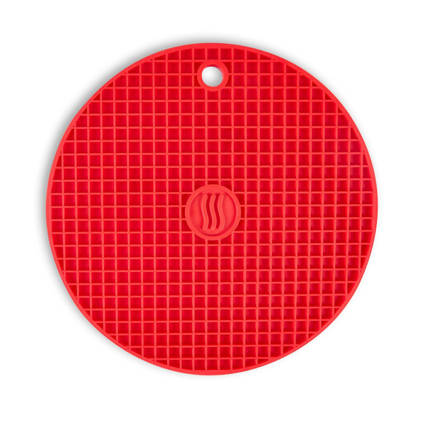 Silicone Hotpad/Trivet 7" - Red