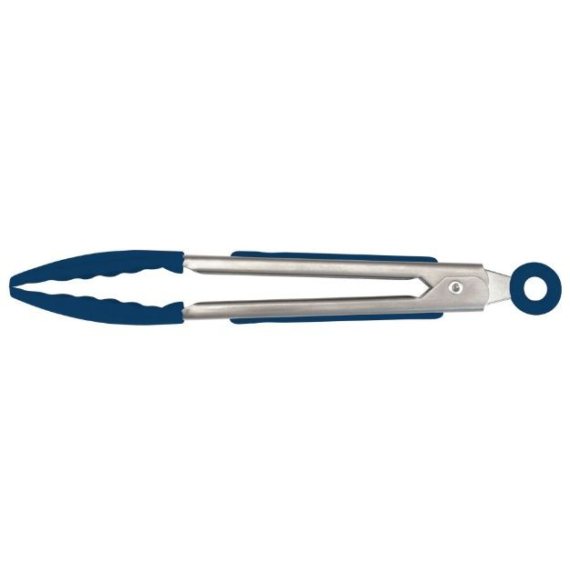 Mini Silicone Tongs (8.25 Length) Deep Indigo