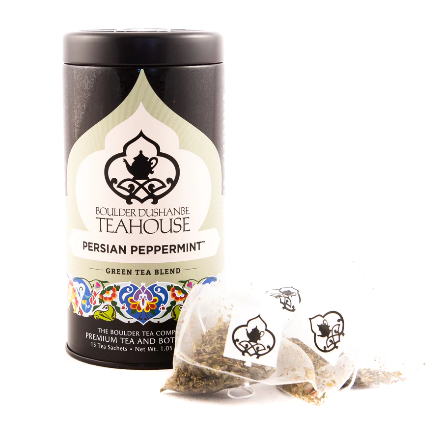 Persian Peppermint Tin of Sachets 15 Count