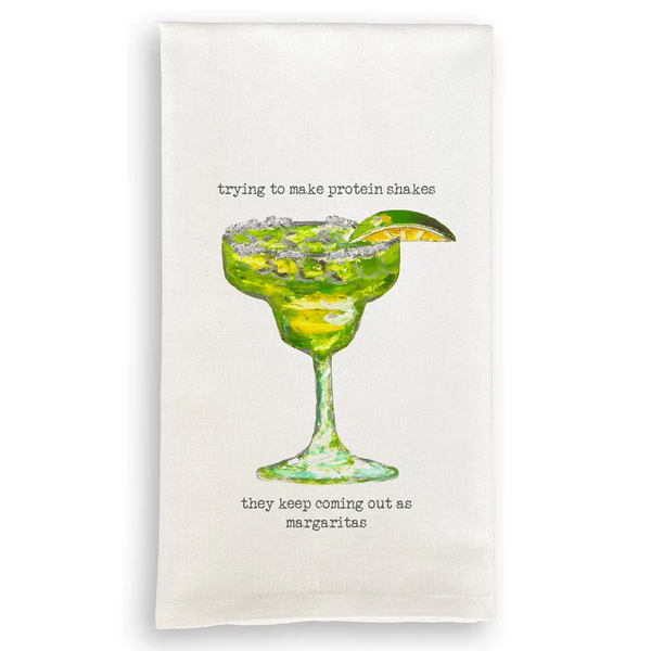 Tea Towel Protein Shake Margarita