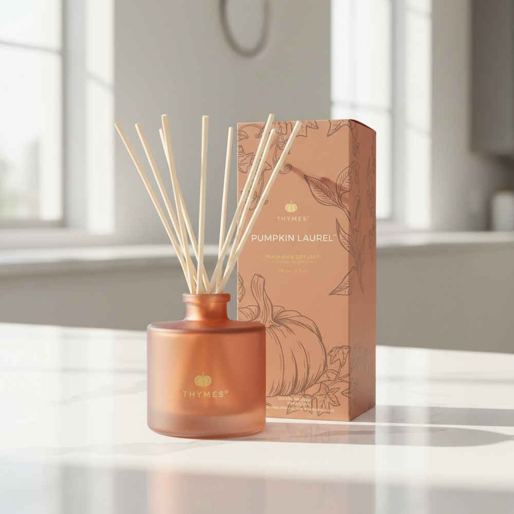 Pumpkin Laurel Petite Reed Diffuser by Thymes