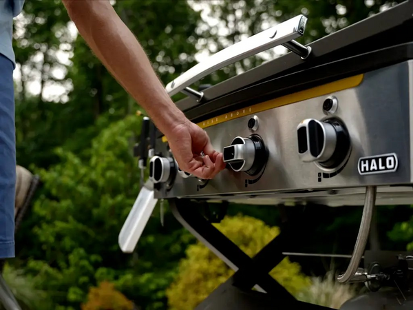 Halo Elite 4B Eight Zone Four Burner Outdoor Griddle