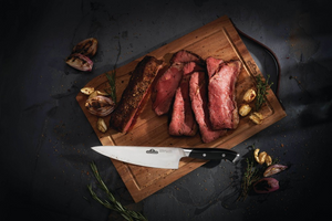 Premium Cutting Board and Knife Set