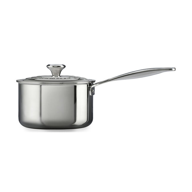 Le Creuset, Stainless Steel, 2qt., Saucepan
