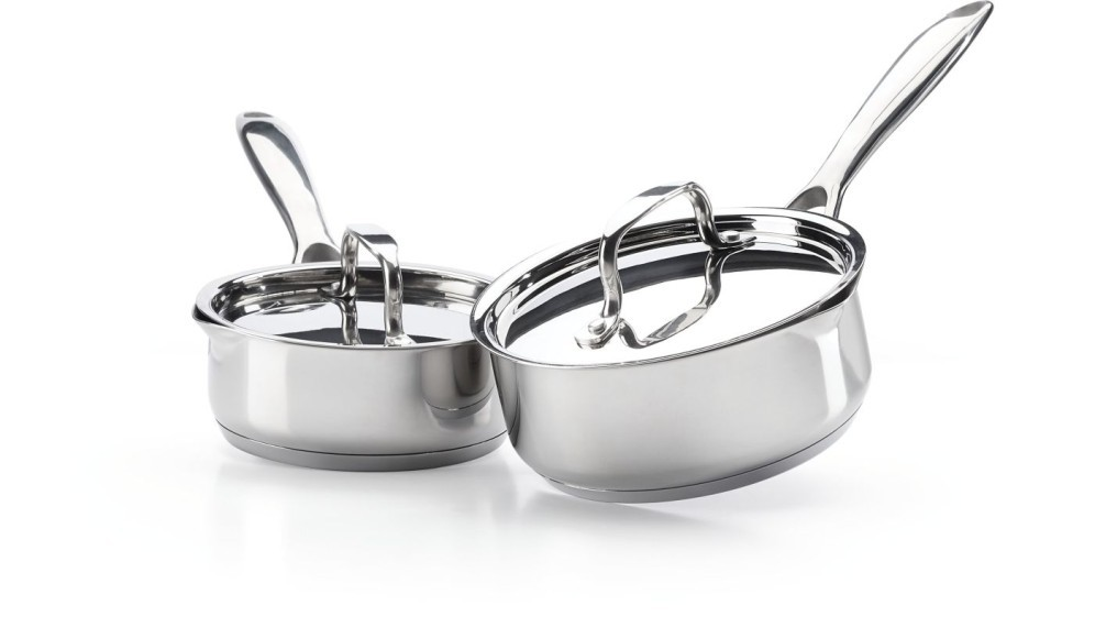 Stainless Steel 2-Piece Sauce Pan Set