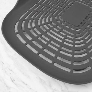 Prep N Rinse Flat Colander Charcoal