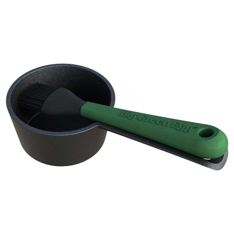 Cast Iron Sauce Pot w/ Basting Brush