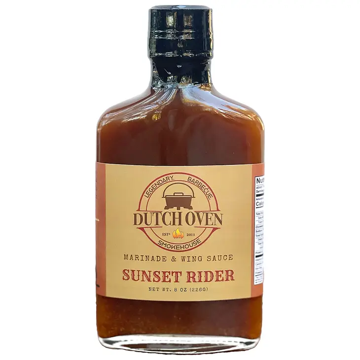 Sunset Rider BBQ Sauce Dutch Oven  Smoke House