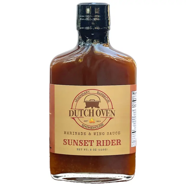 Sunset Rider BBQ Sauce Dutch Oven  Smoke House