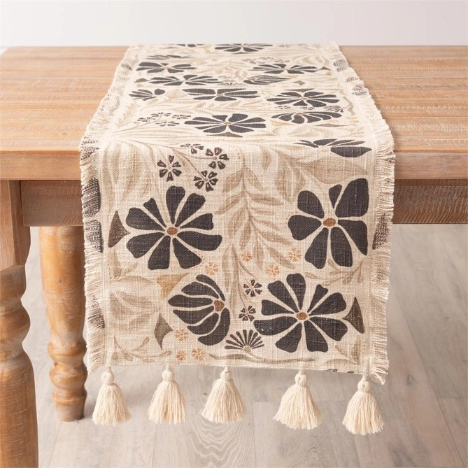 Table Runner - Modern Botanical