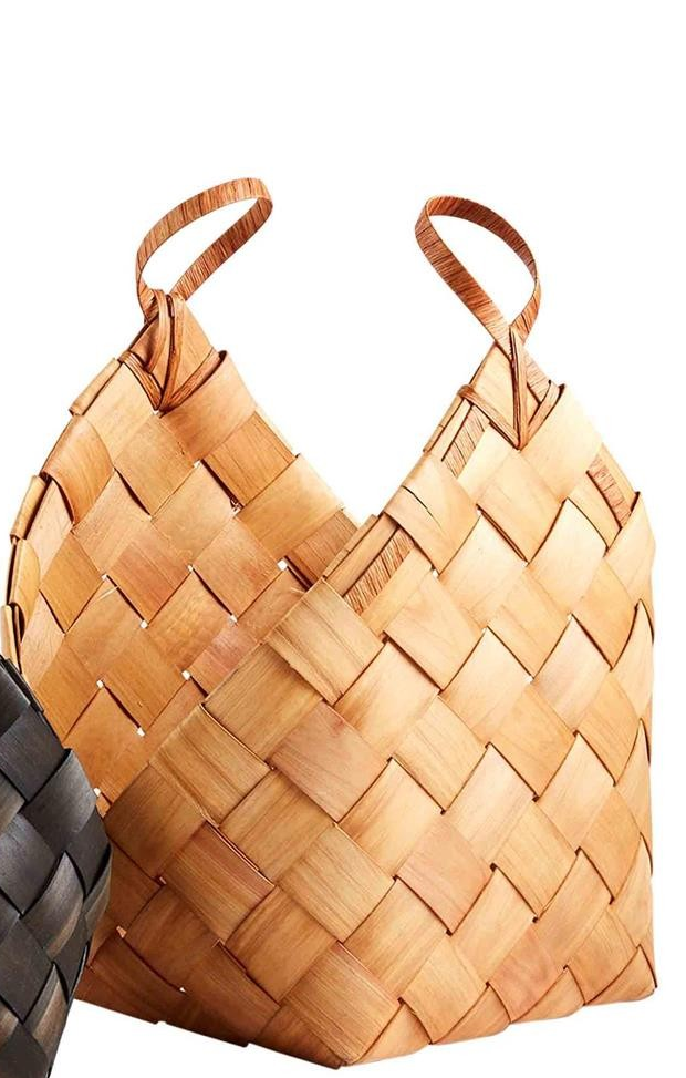 Natural Woven Basket - Large