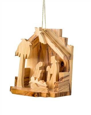 Nativity Grotto 3" Ornament