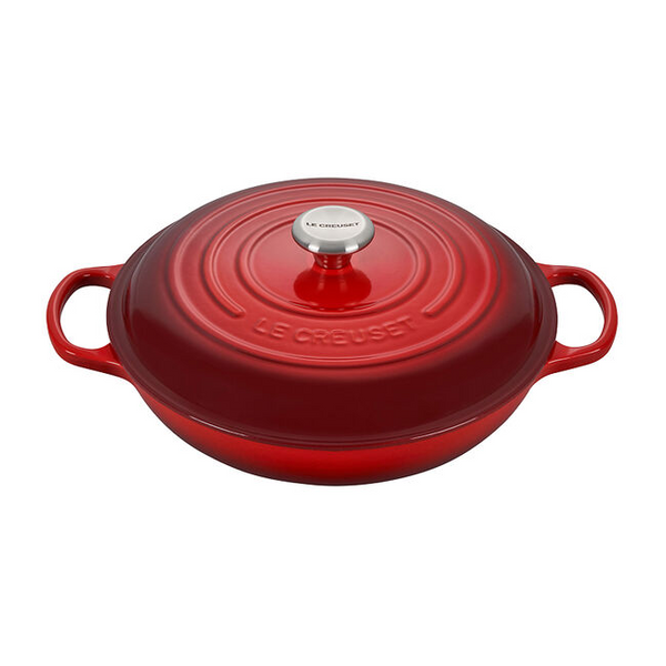 Le Creuset, Cerise, 3.5qt., Signature Braiser