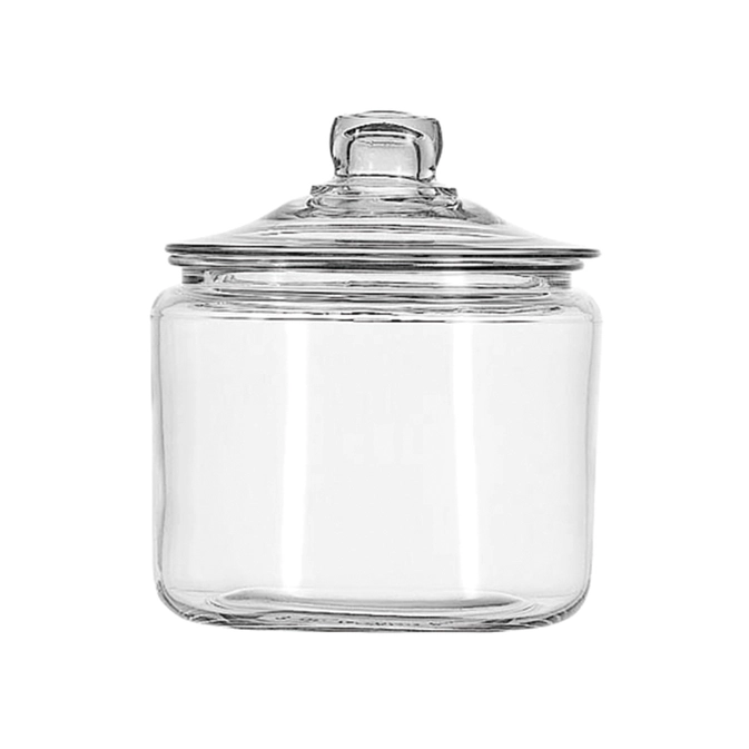 Anchor Hocking Heritage Hill Glass Jar with Lid Quart