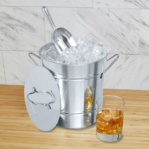 Galvanized Metal Ice Bucket by Twine