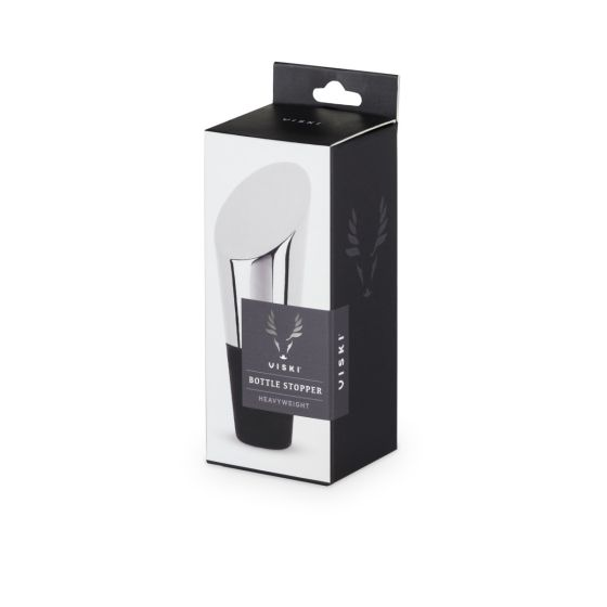 Stainless Steel Heavyweight Bottle Stopper by Viski