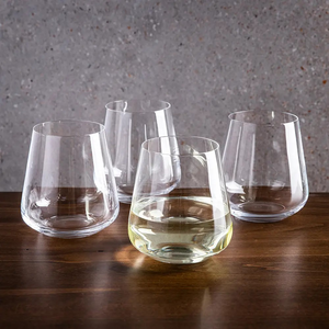 Stemless White Wine Glass Set/1