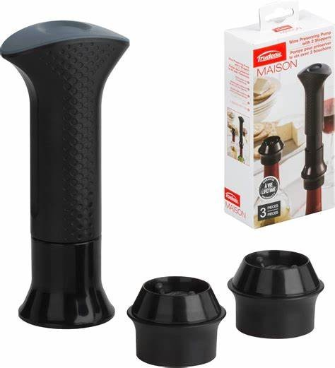 Wine Preserving Pump with 2 Stoppers