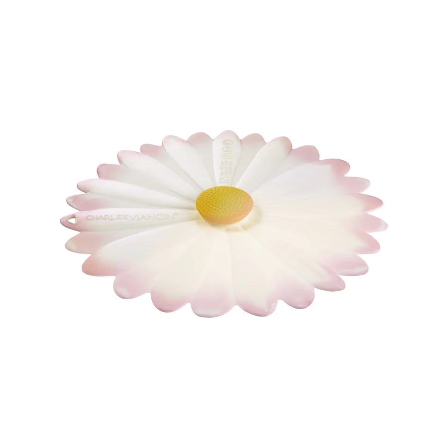 Daisy Lid 9" (White/Pink)