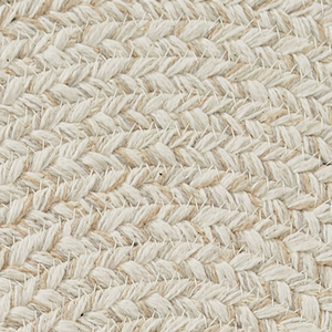 Spice Bin Round Braided Placemat- Sea Salt