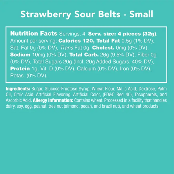 Strawberry Sour Belts