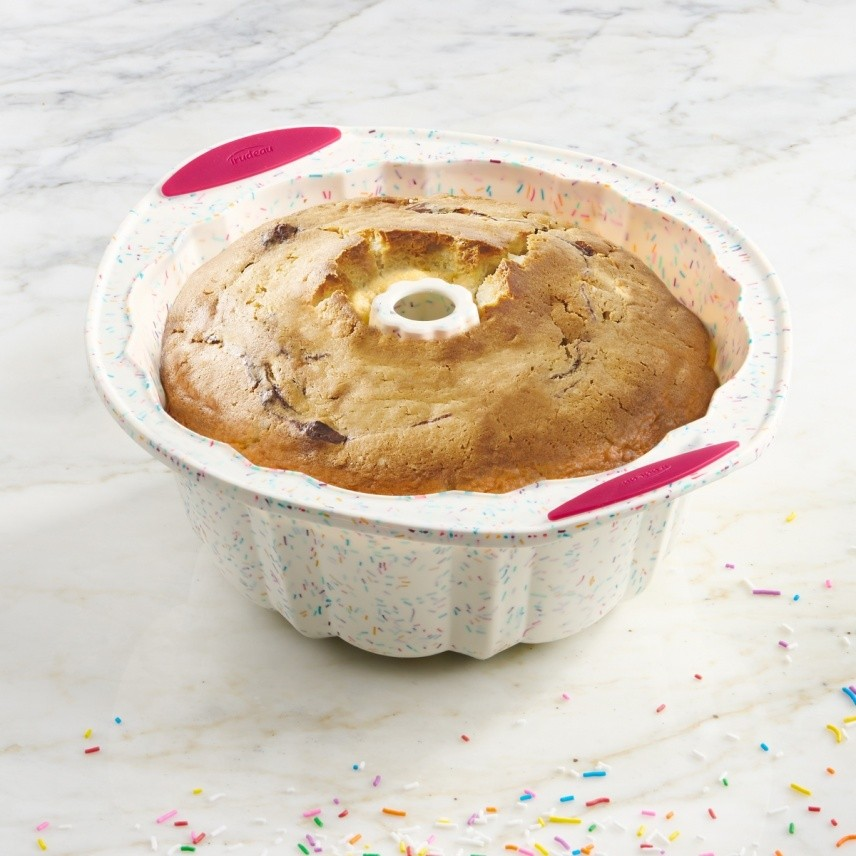 Fluted Silicone Cake Pan - Confetti