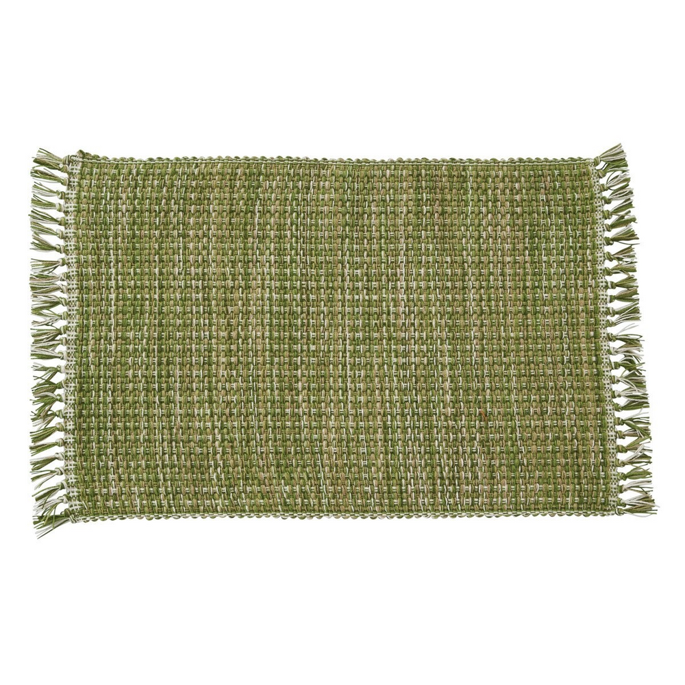 Basketweave Placemat- Evergreen