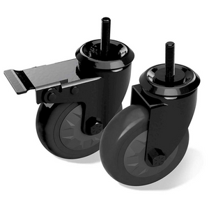 Castor Kit (4") 1 Locking 1 Non-Locking for Modular Nests, Nests and Wood Tables