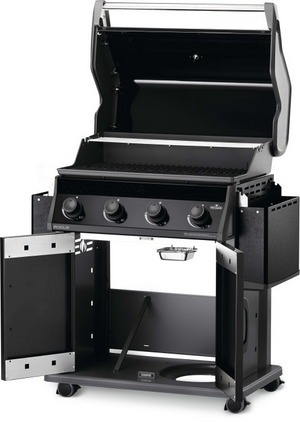 ROGUE 525 Grill BLACK - Cast Iron Grates - Choose Propane or Natural Gas
