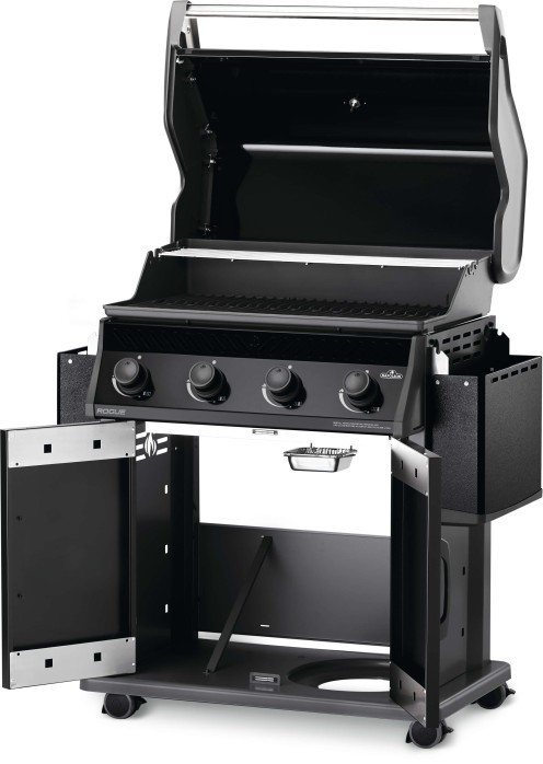 ROGUE 525 Grill BLACK - Cast Iron Grates - Choose Propane or Natural Gas