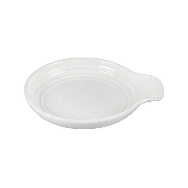 Le Creuset, White, 6", Signature Spoon Rest