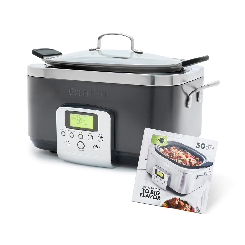 Greenpan Elite 6 Qt. Slow Cooker Black