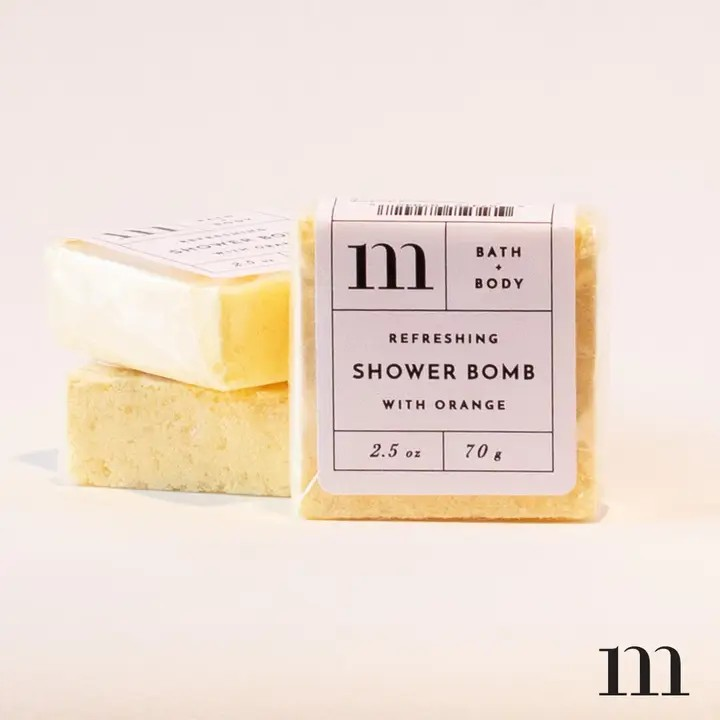 Mixture Aromatherapy Shower Bomb, Refreshing w/ Orange