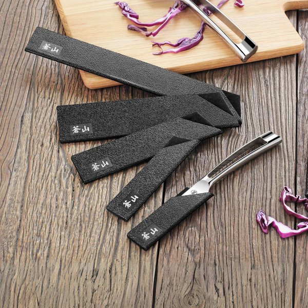 6-Piece Knife Edge Guard Set, Black