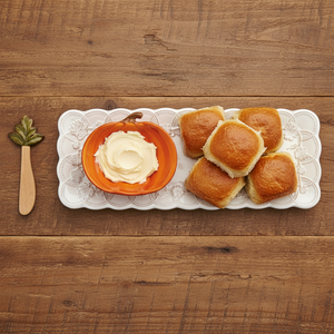 Pumpkin Tray And Dip Set