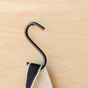 4″ Black "S" Hook