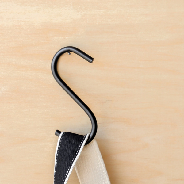 4″ Black "S" Hook