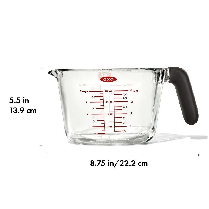4 Cup Glass Measuring Cup
