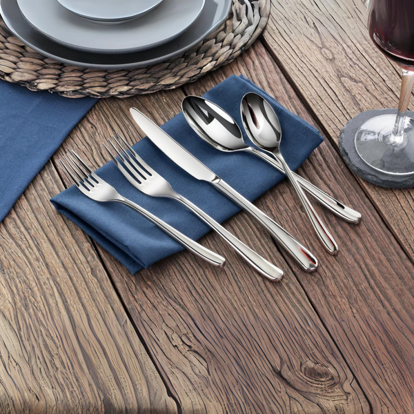 Flatware Set (20-Pcs) Forged Rain ll Series